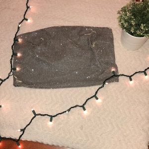 Sparkly crop top with built in bra!